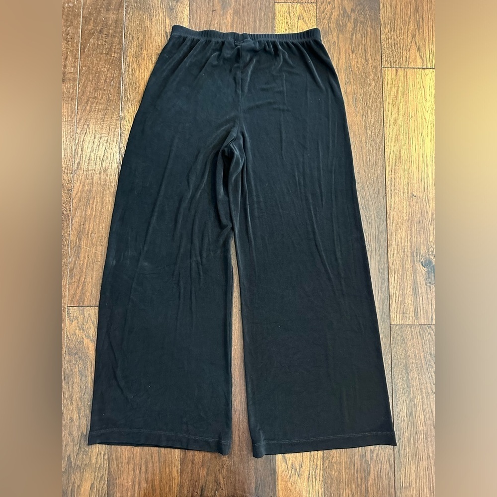 Chico Travelers Women’s Black Wide-Leg Pants- size 1 Short - Picture 3 of 3